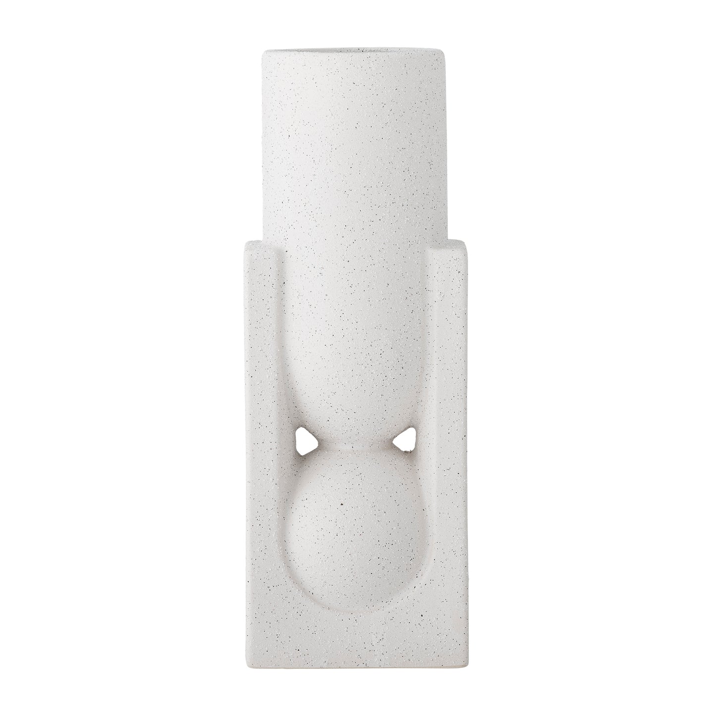 Steingutvase Weiß | Salome