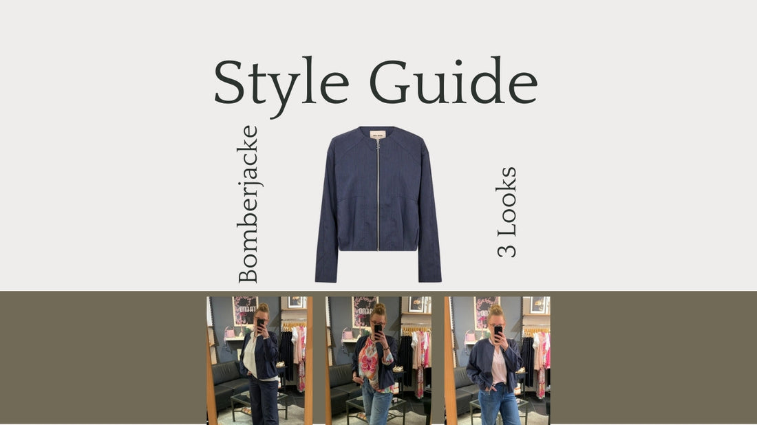 Wie kombiniere ich eine modische Bomberjacke?