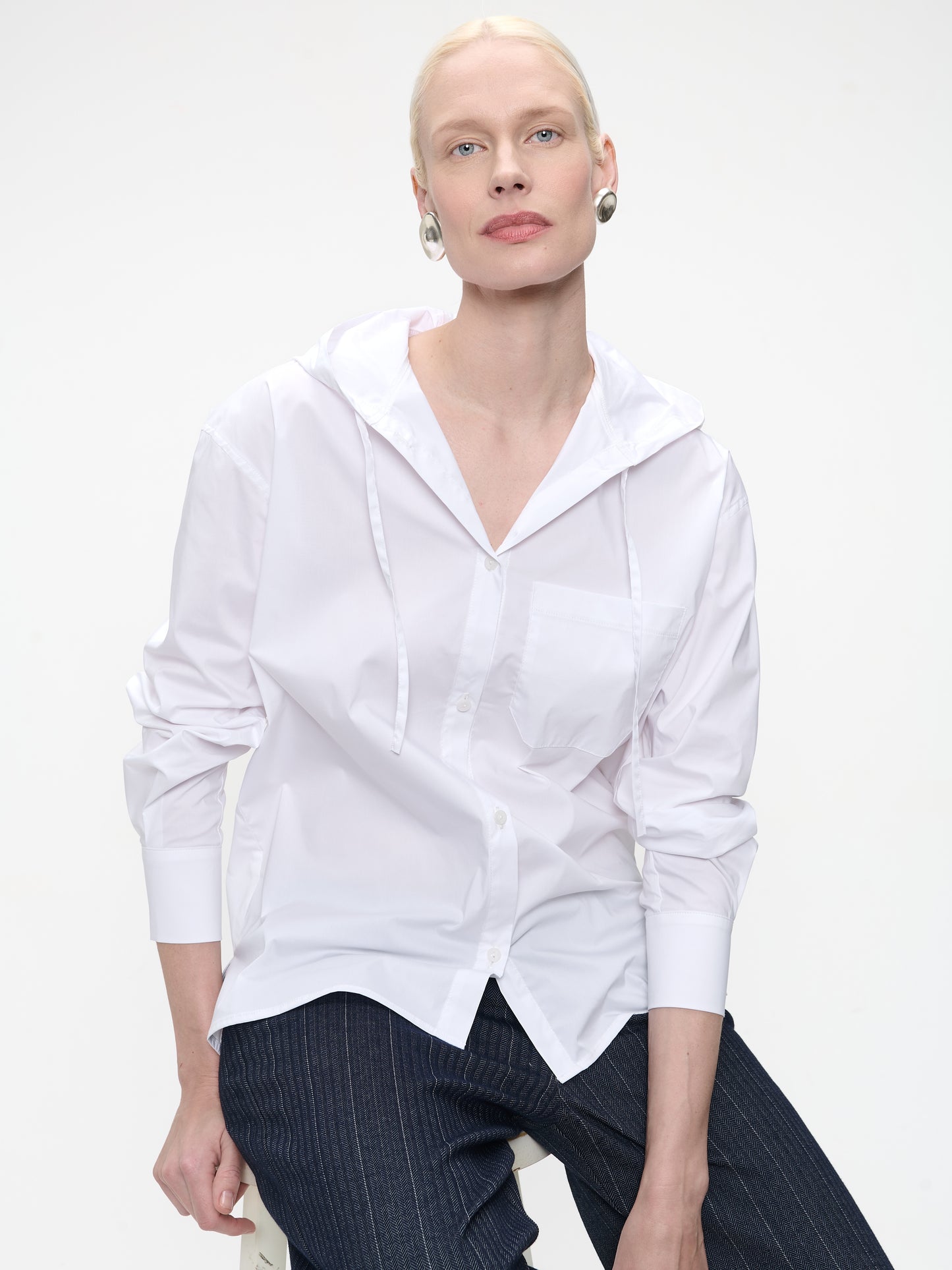 Bluse | Popeline-Hoodie | Jane Lushka