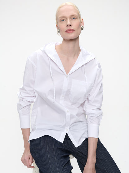 Bluse | Popeline-Hoodie | Jane Lushka