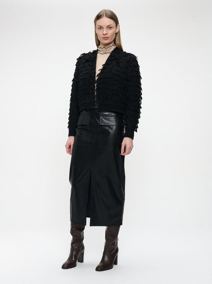 Cardigan | Fransenstruktur | Jane Lushka
