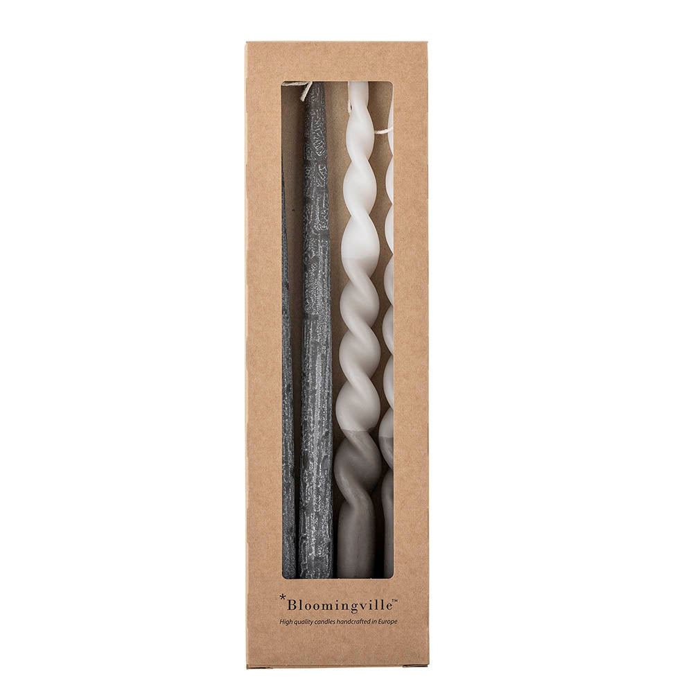 4-teiliges Kerzenset | Frost