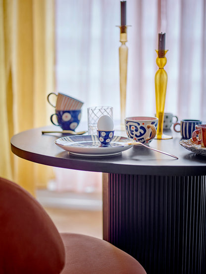 3-teiliges Steingut-Eierbecher-Set | Eviaya