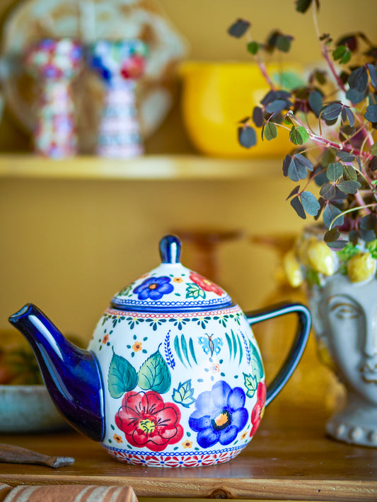 Steingut-Teekanne | Florist