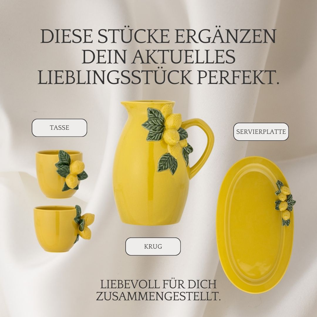 Steingut-Krug | Limone