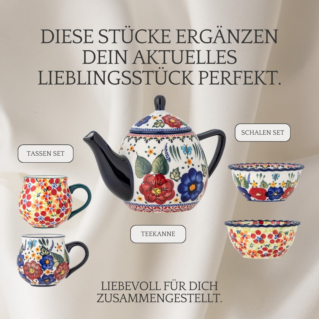 Steingut-Teekanne | Florist