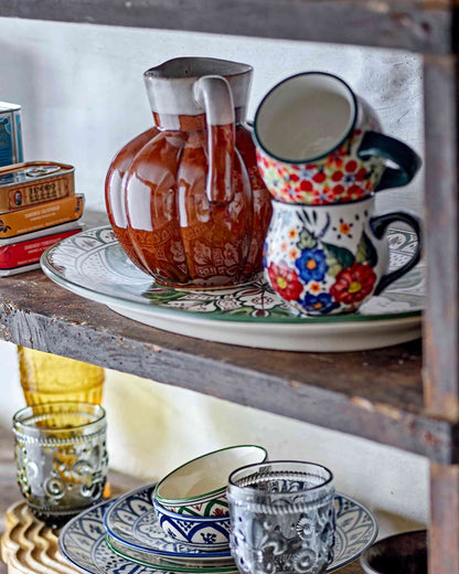 2-teiliges Steingut-Tassen-Set | Florist