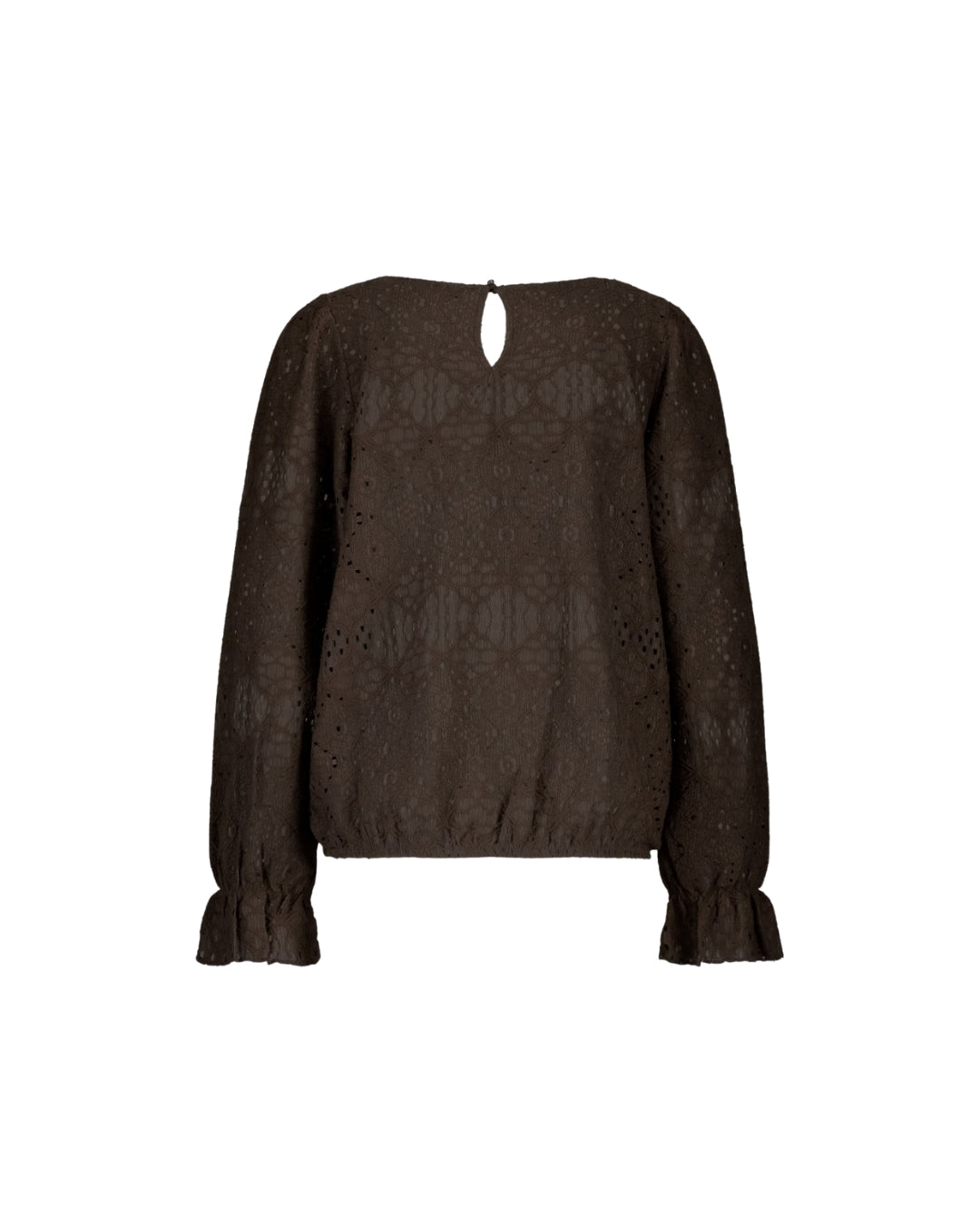 Bluse | Ajour Braun | Red Button