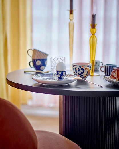 3-teiliges Steingut-Eierbecher-Set | Eviaya