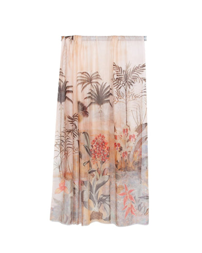 Schal mit botanischem Digitaldruck | Seide & Modal