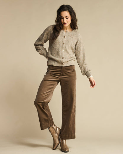 Cord Hose in Taupe von Red Button.