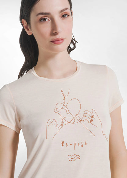 T-Shirt | Light Pink | Deha