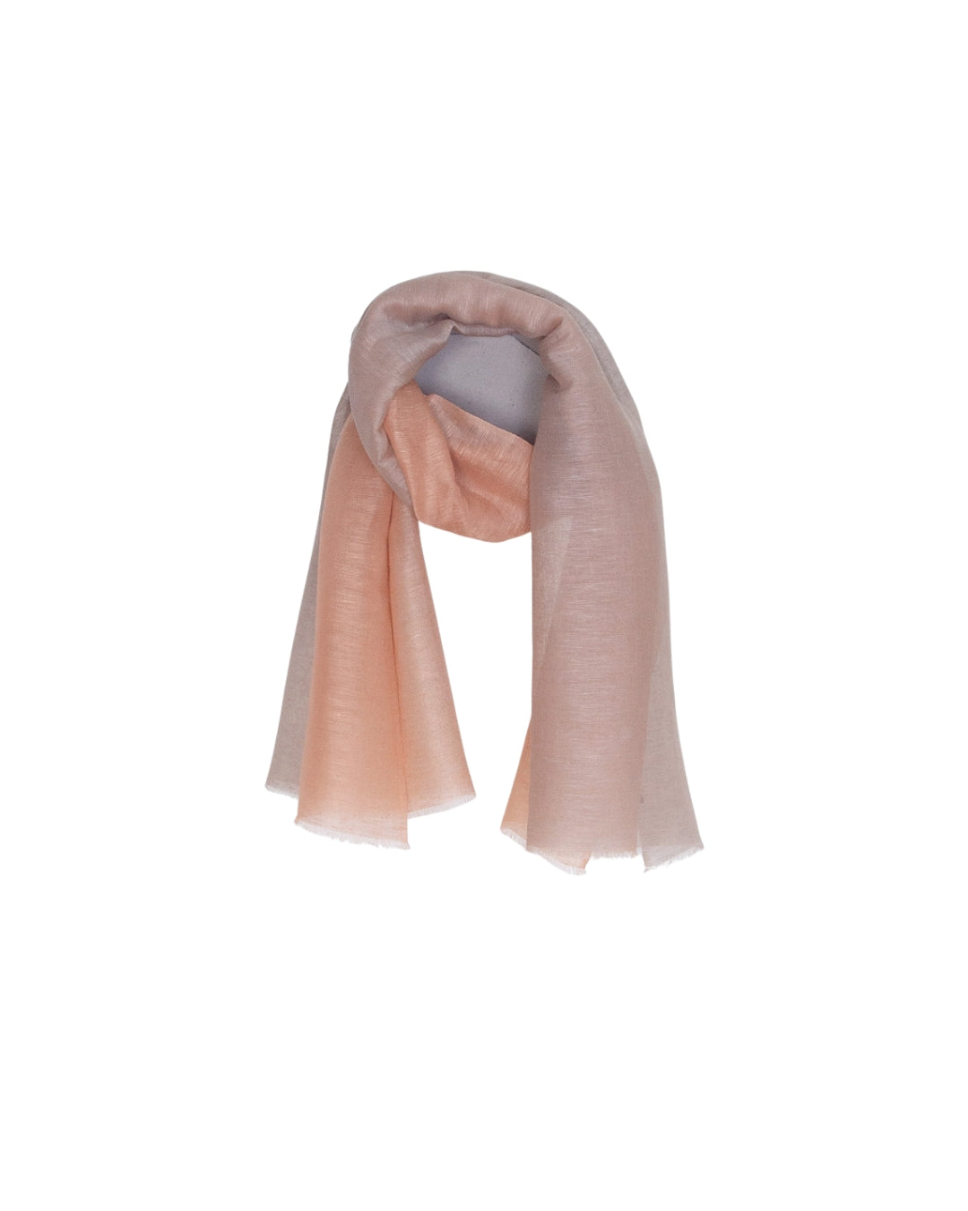 Bicolor Leinenschal | Leinen & Baumwolle