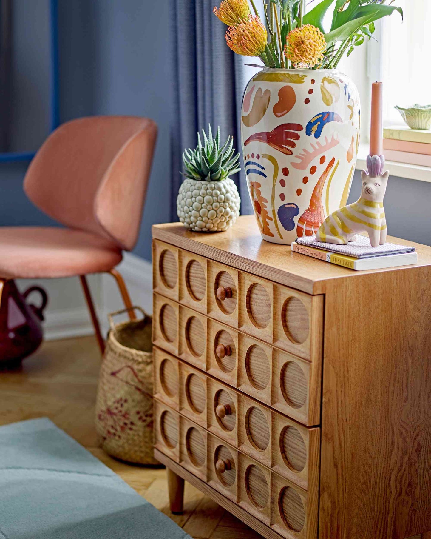 2-teiliges Kerzenhalter-Set | Katzendesign | Mamie