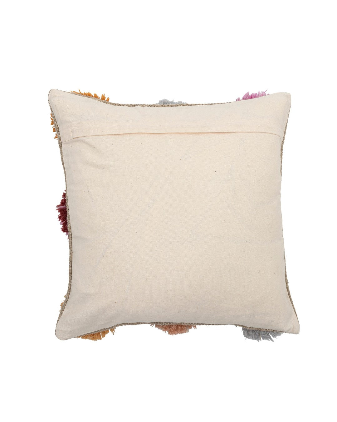 Kissen | Natur mit getufteten Wollblumen | Somma