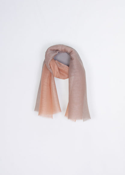 Bicolor Leinenschal | Leinen & Baumwolle