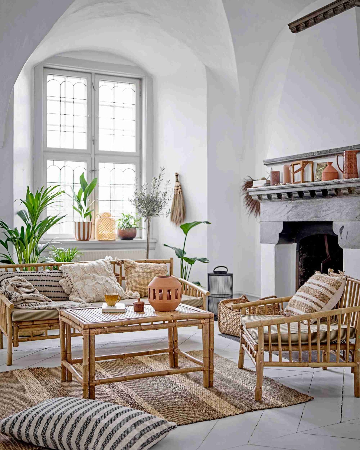 Laterne | Bambus & Glas | Effie