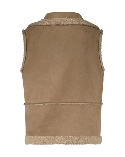 Weste | Teddy Almond | Red Button