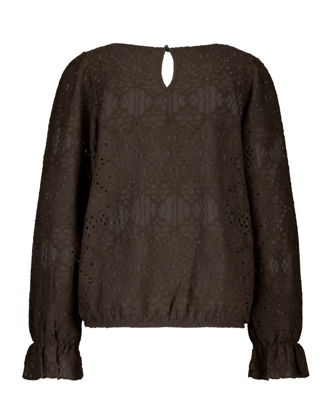 Bluse | Ajour Braun | Red Button
