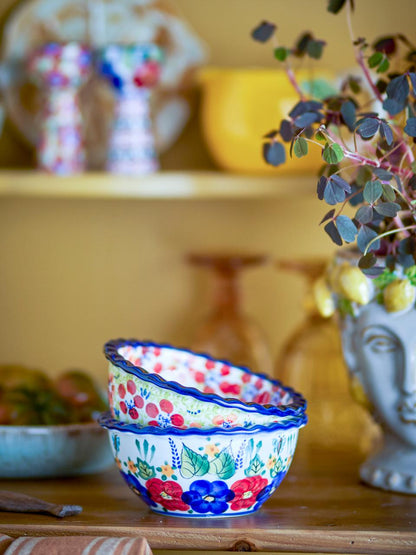 2-teiliges Steingut-Schalen-Set | Florist