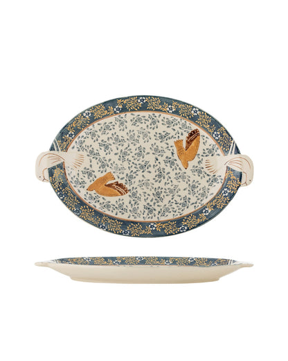 Steingut-Serviertablett | Hezha