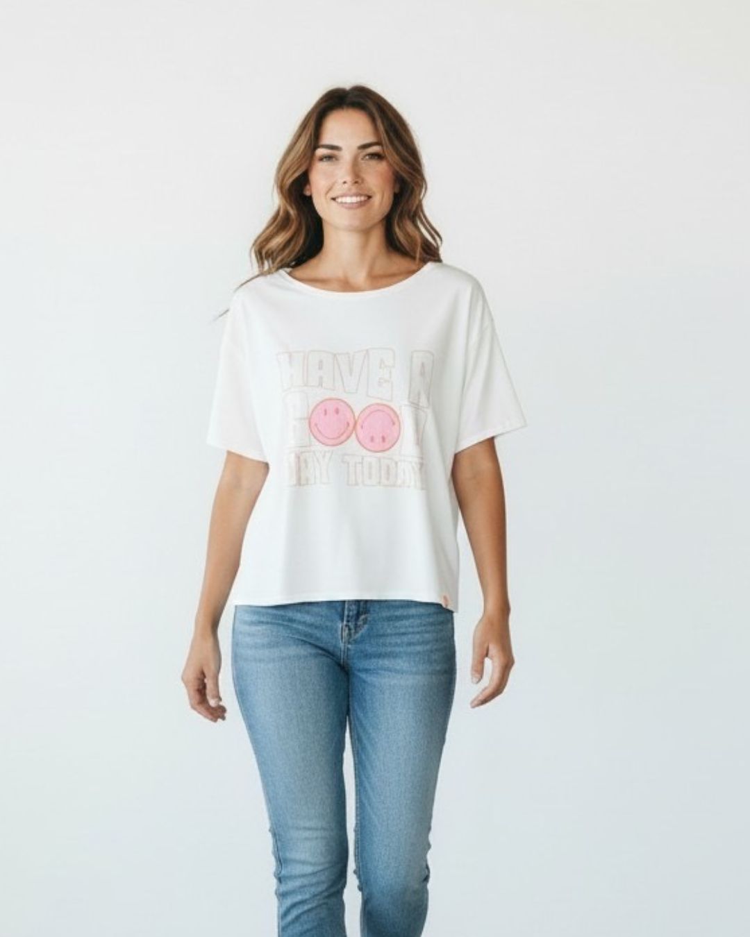 Kurzarmshirt | „Have a good day today“ | The Shirt Project