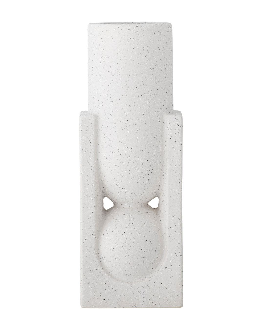 Steingutvase Weiß | Salome