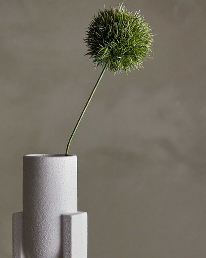 Steingutvase Weiß | Salome