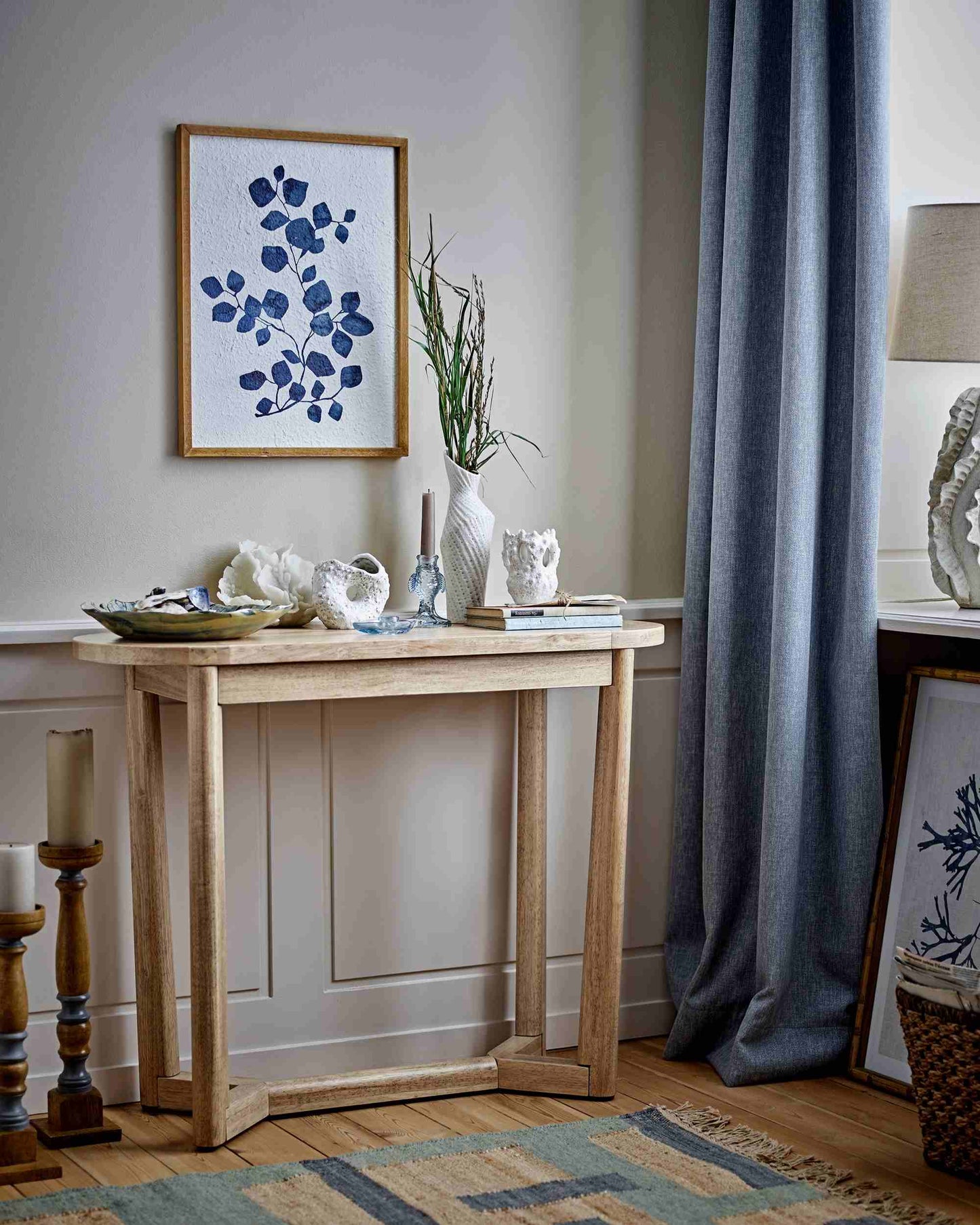 Steingutvase Weiß | Fianna