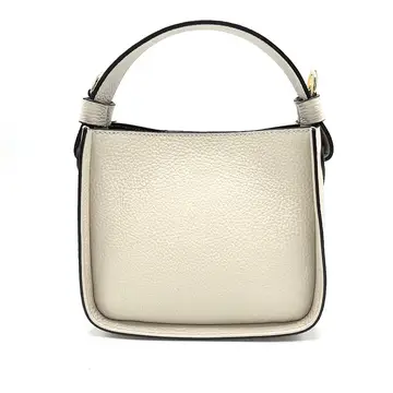 Kleine Lederhandtasche | Beige | Suie Valentini srl