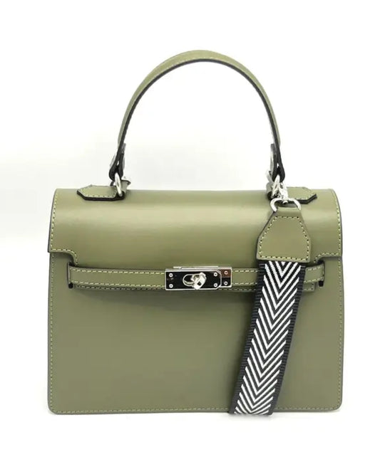 Kleine grüne Handtasche